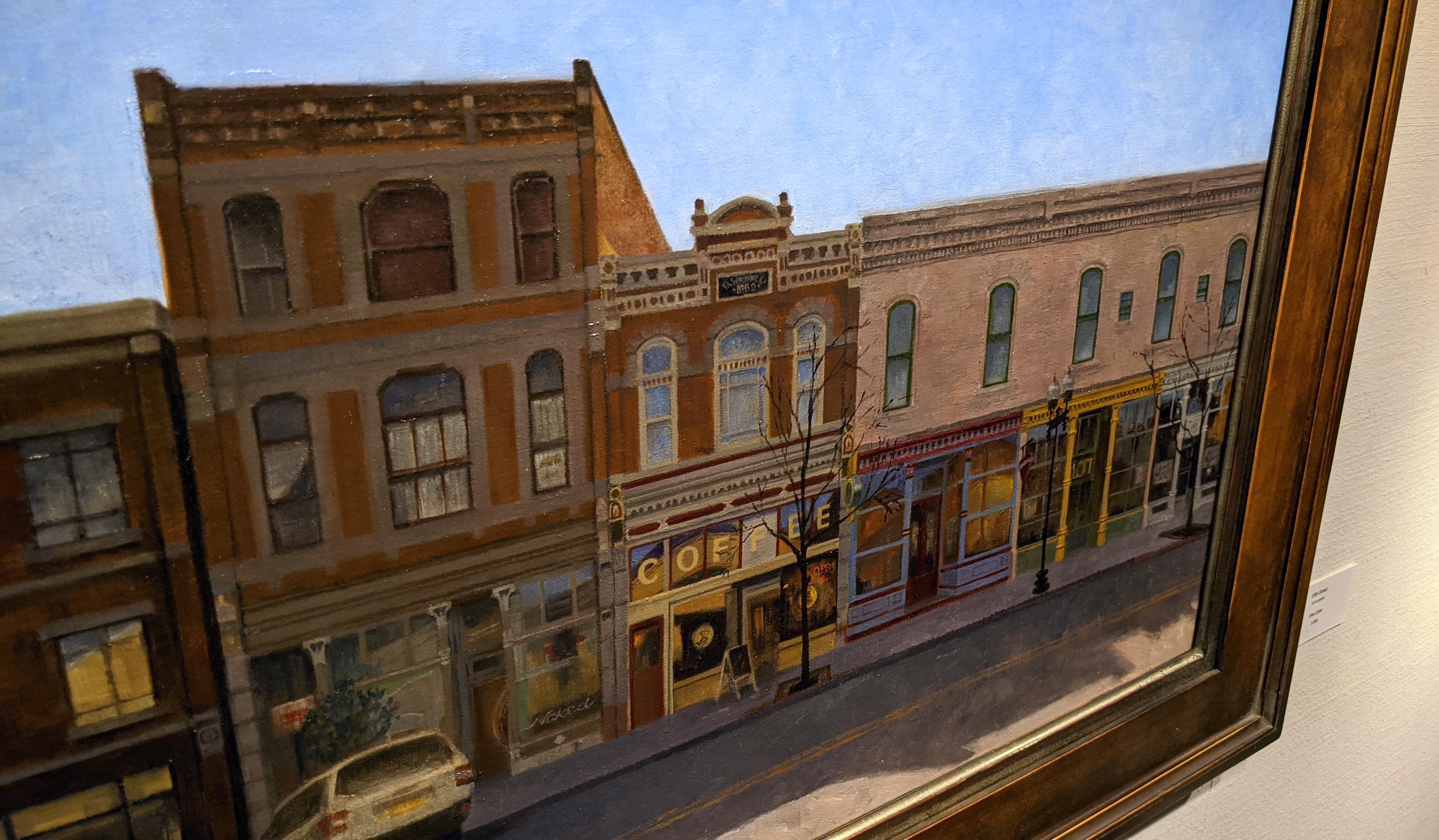 25th Street - Other Art Style Painting by Elise Zoller