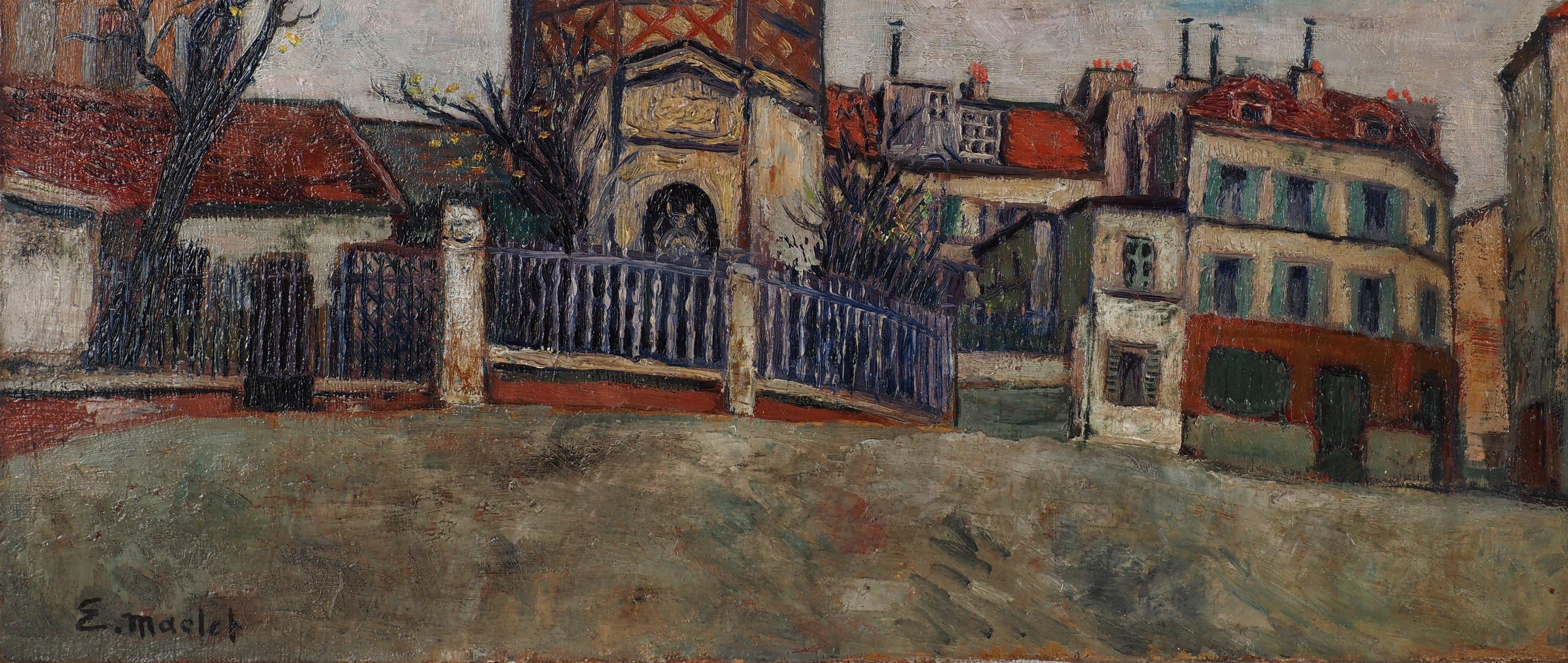 Elisée MACLET (1881-1962)
Paris, Montmartre :  Square JB Clément, c. 1940

Huile originale sur toile
Signé en bas à gauche
Sur toile 46 x 65 cm (c. 18 x 26 in) 

INFORMATION : A comparer avec le tableau présenté sous la référence 587 dans la