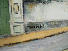 París, Montmartre : Moulin de la Galette (El Molino) - Pintura al óleo - Firmado