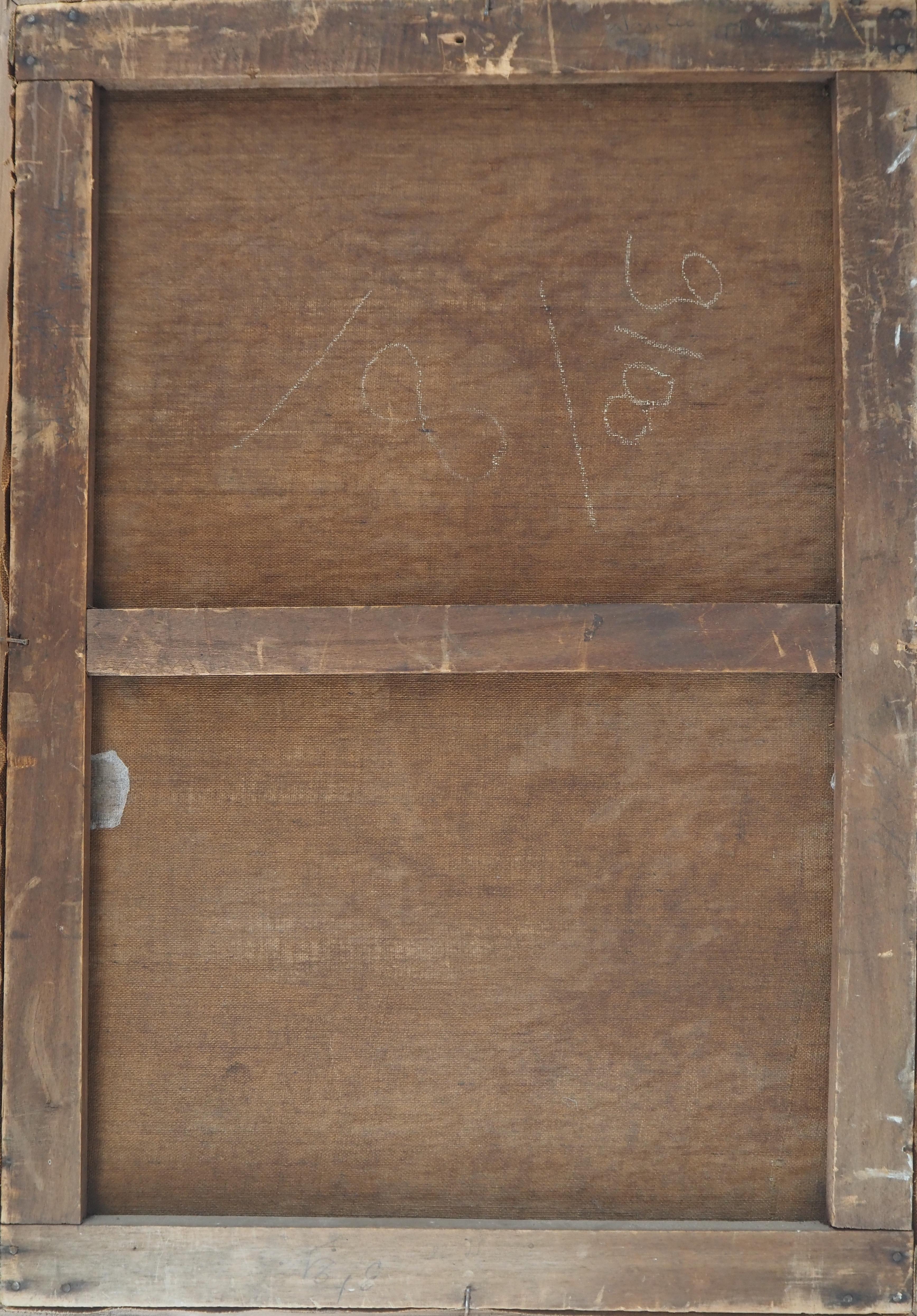Paris, Montmartre : Rue des Daules - Original Öl auf Leinwand - Signiert im Angebot 2