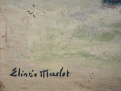 Paris, Notre Dame Church - Oil Painting - Signed