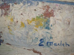 Paris, Church's Saint Germain de Charonne - Peinture à l'huile - Signée