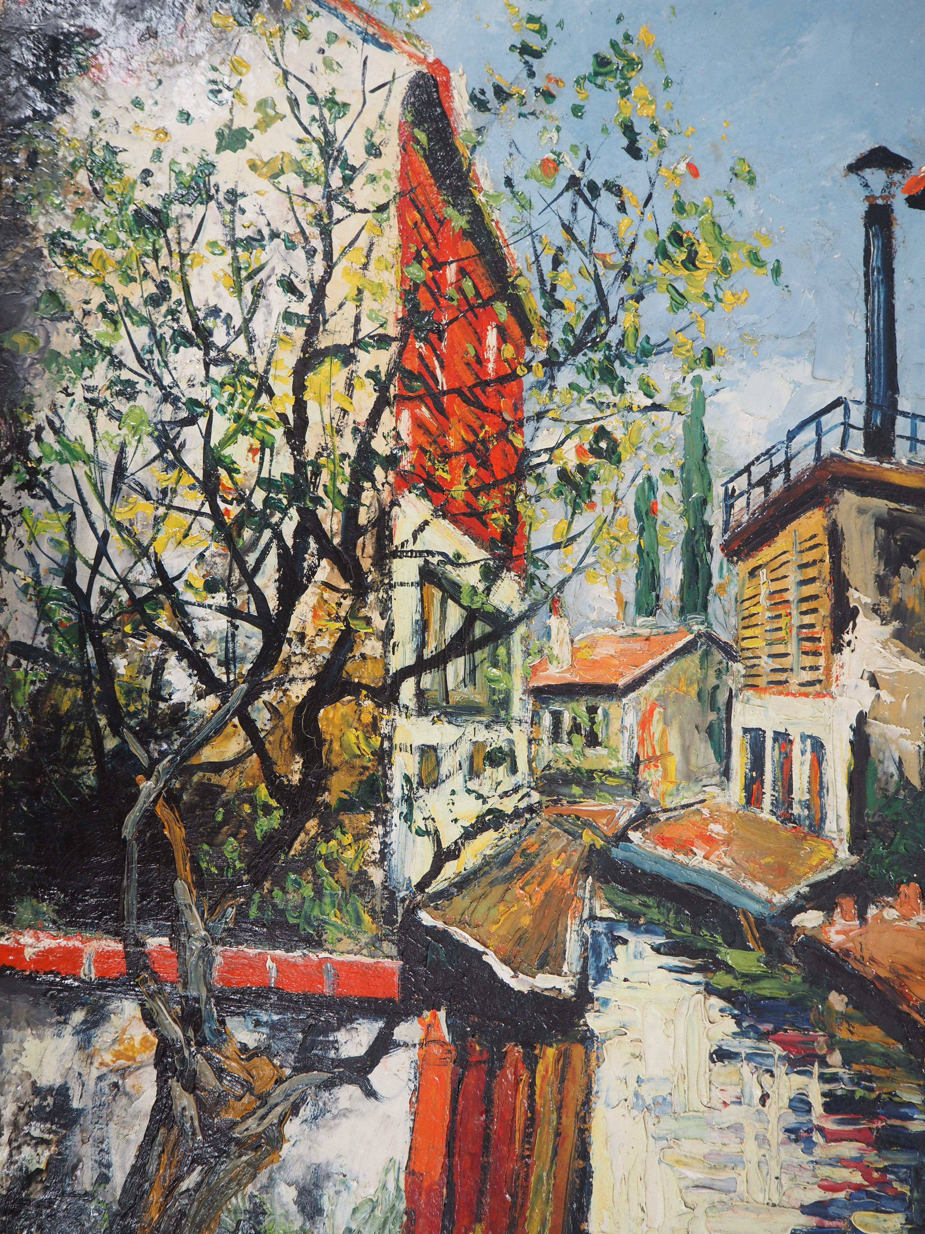 Elisée MACLET (1881-1962)
Paris : Small Houses Near Bievre River, c. 1920

Original oil on panel
Signed bottom left
On board 55 x 46 cm (c. 22 x 18