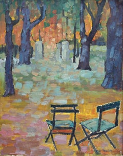 Soledad en el Jardín de Luxemburgo