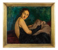 Femme -  Peinture d'Elisau Visconti - 1930