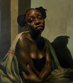 A Dare to Dream 2 -21st Century, Contemporary, Figurative Portrait, Africa Women