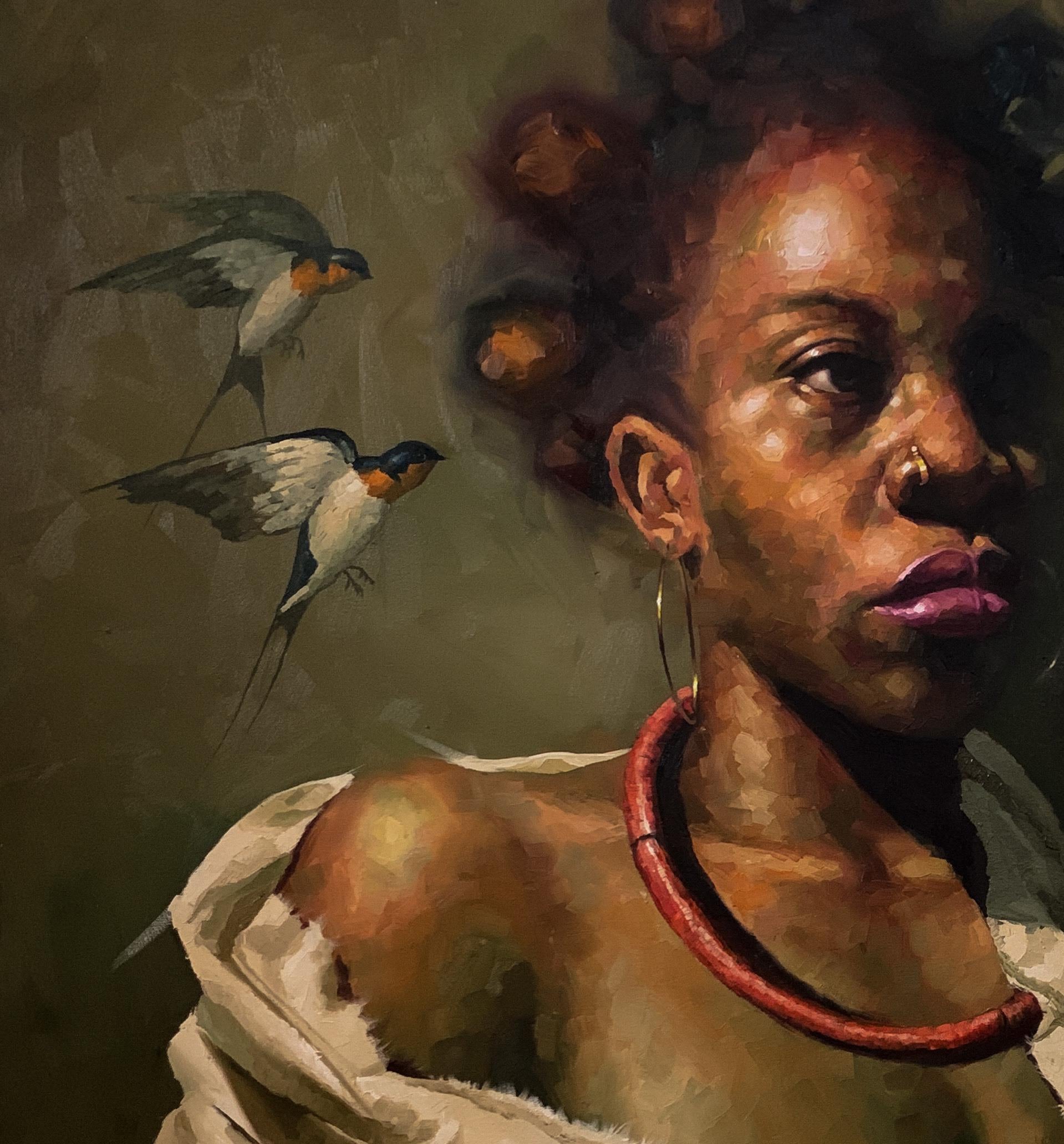 Katatonisch 1 – Painting von Elisha Nyong