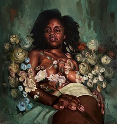 Spiral of Dreamscapes  -21st Century, Contemporary, Figurative, Surrealism Women