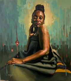 A La Que Sabe 1 - Siglo XXI, Contemporáneo, Retrato Figurativo, Mujer