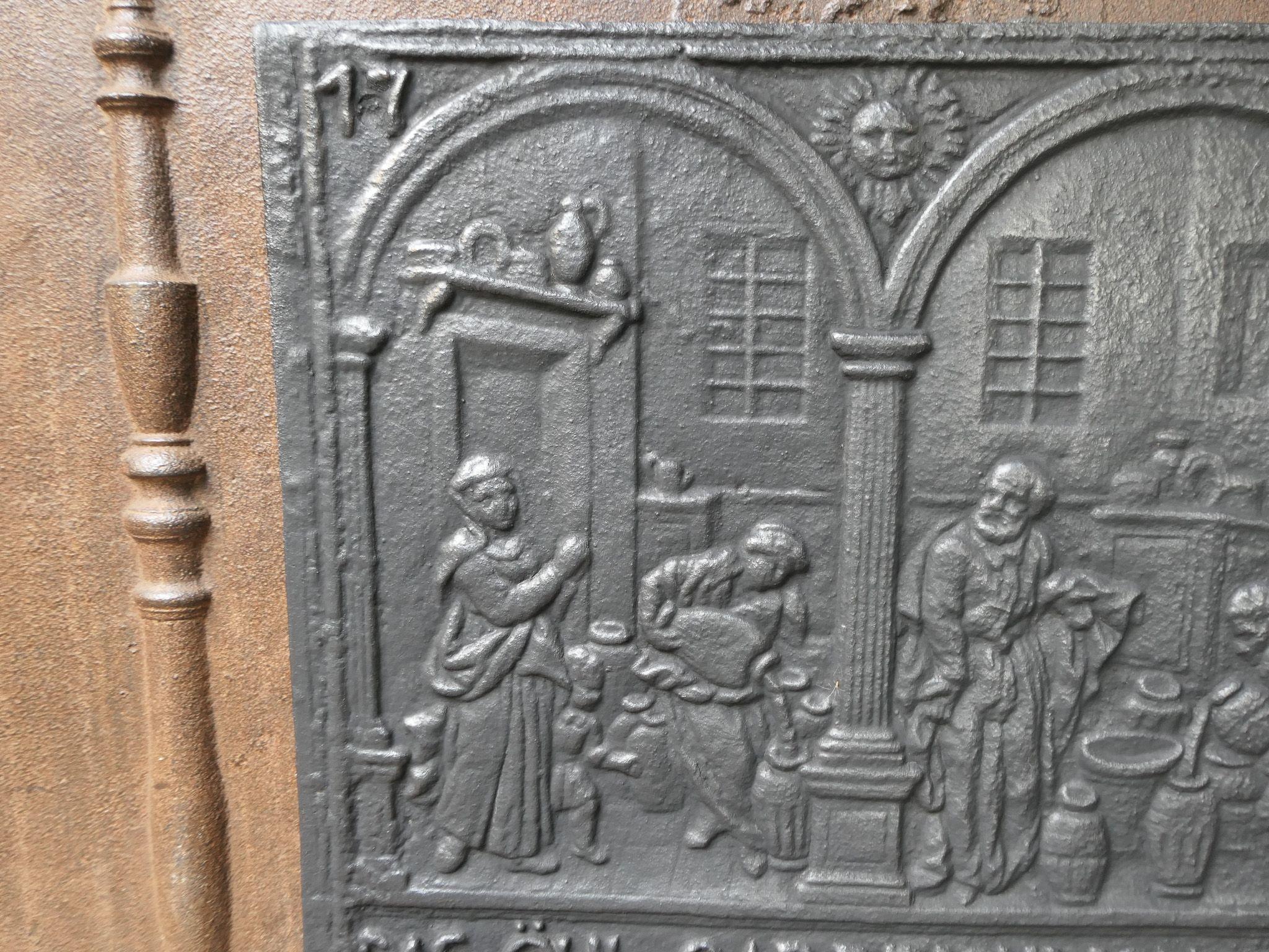 Huile d'Elisée et de la veuve, 20e siècle, Style victorien en vente 1