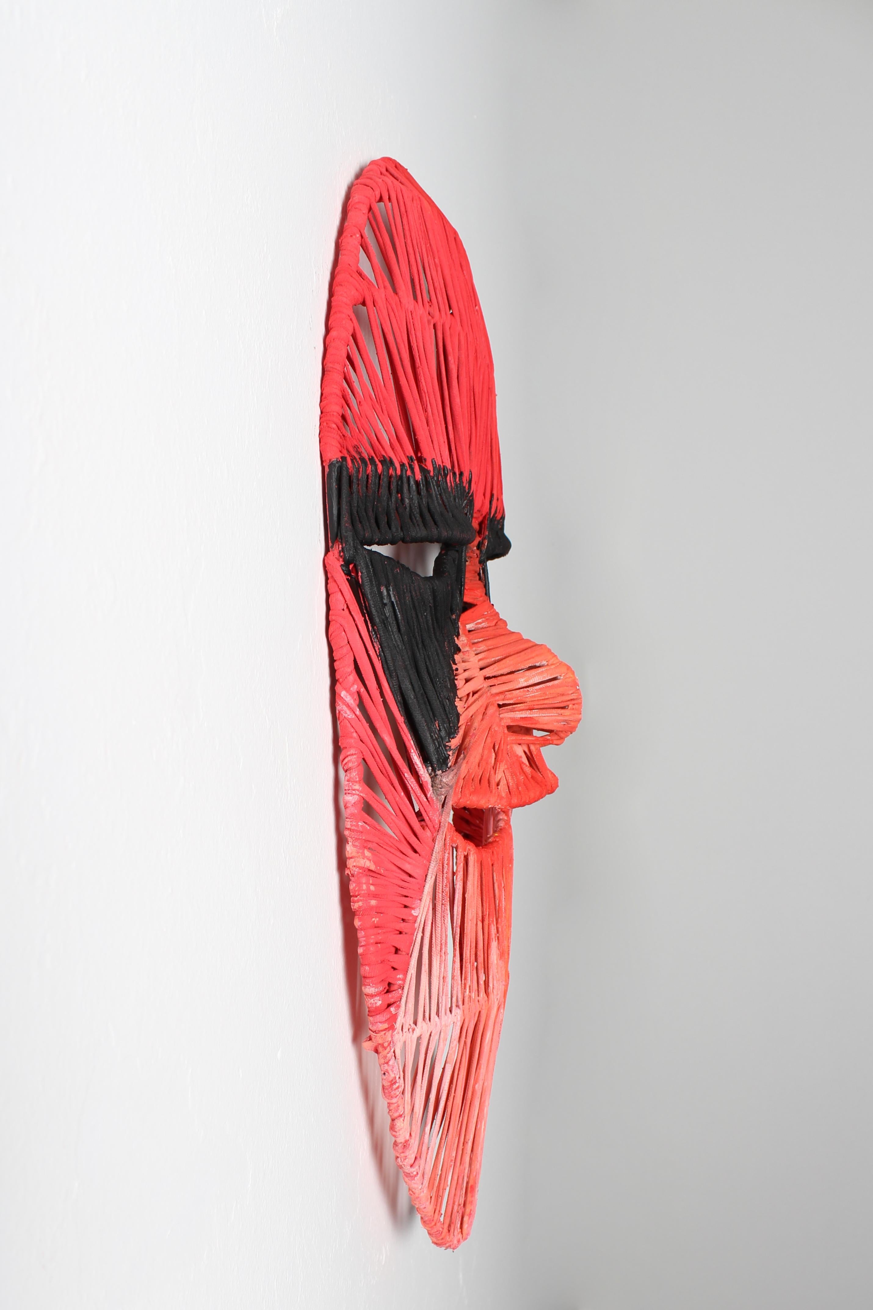 Deep Smile 1, Elisia Nghidishange, Mixed media sculpture For Sale 3