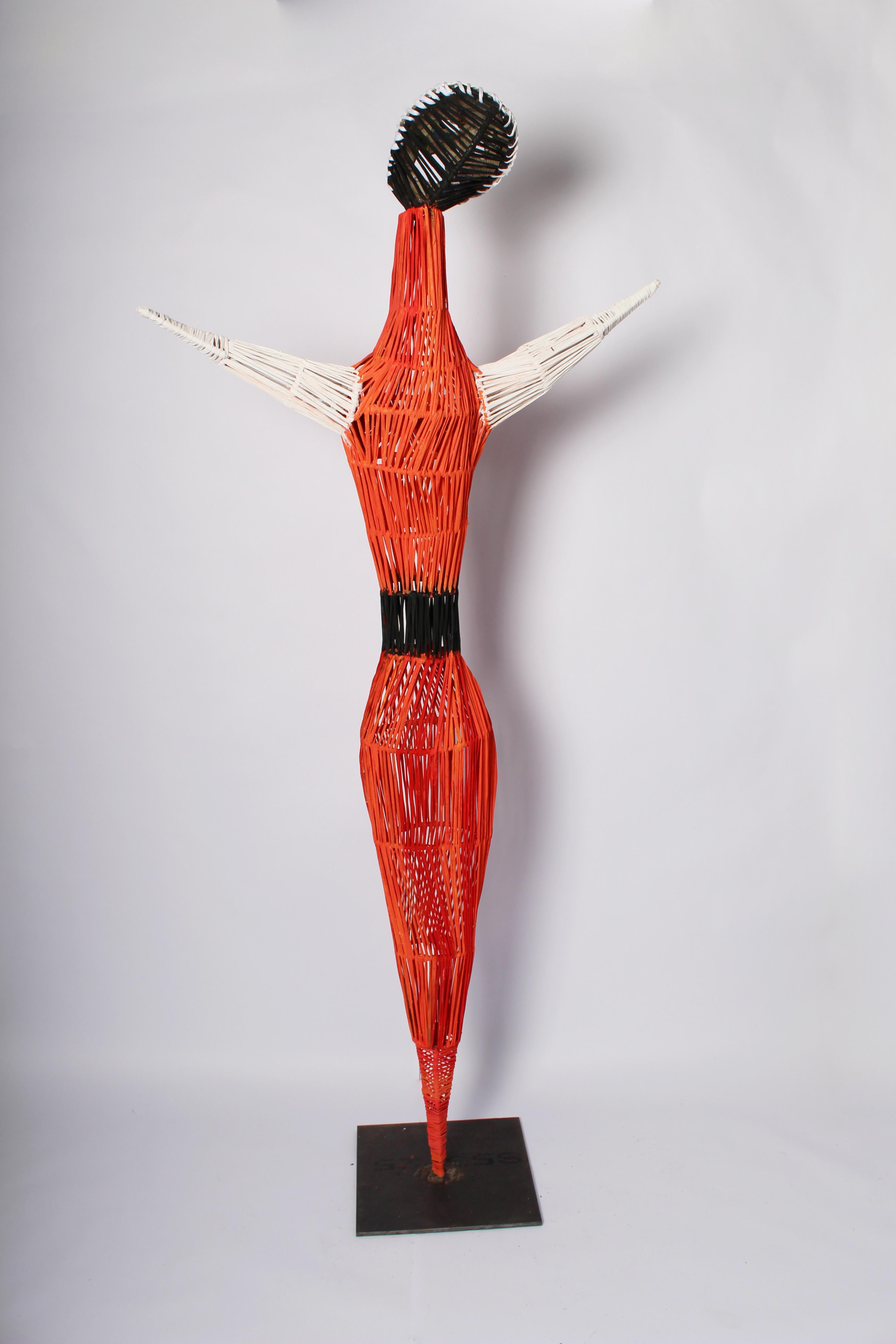 Liberty, Elisia Nghidishange, Mixed media sculpture For Sale 11