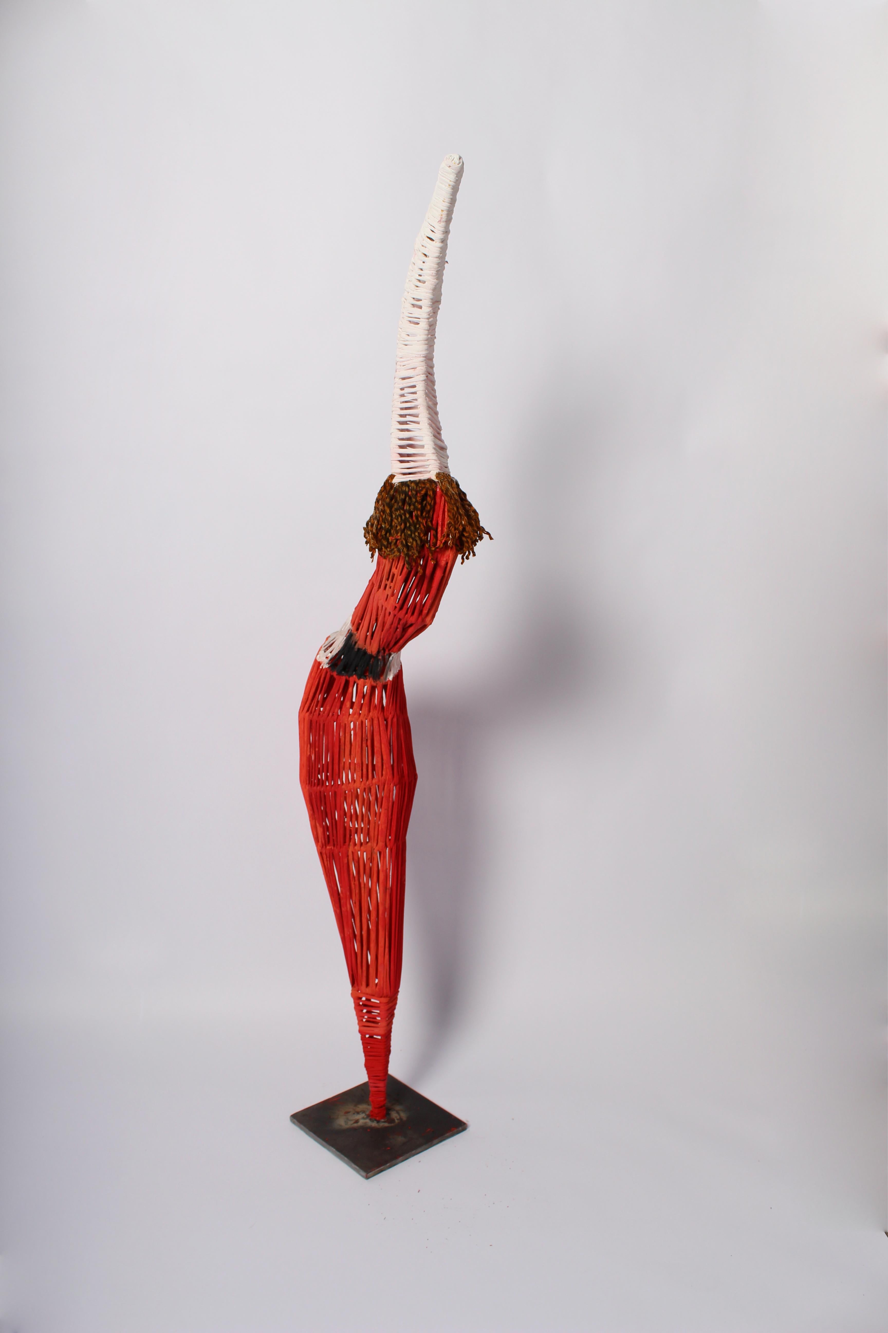 Peace Harmonist 1, Elisia Nghidishange, Mixed media sculpture For Sale 2