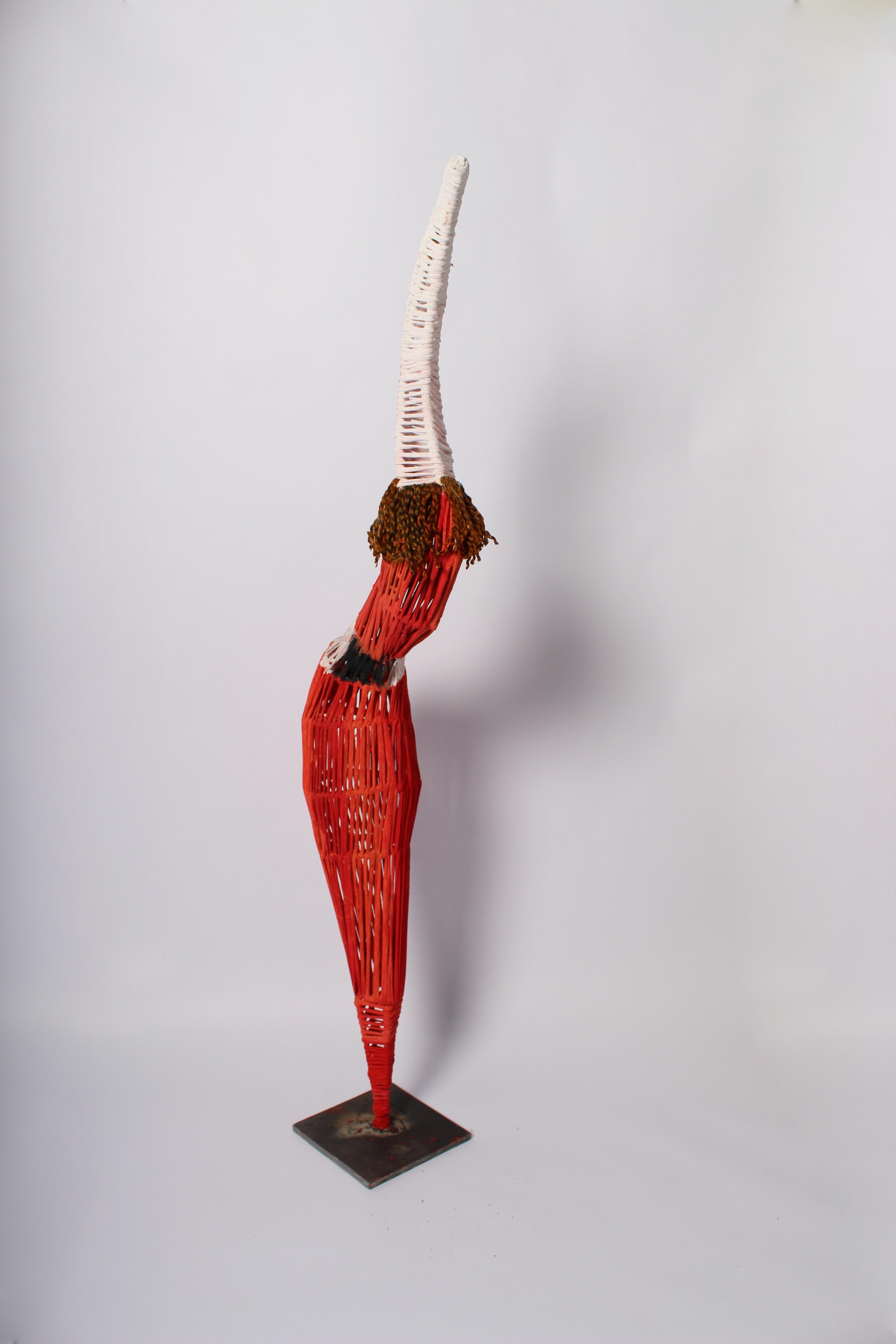 Peace Harmonist 1, Elisia Nghidishange, Mixed media sculpture For Sale 3