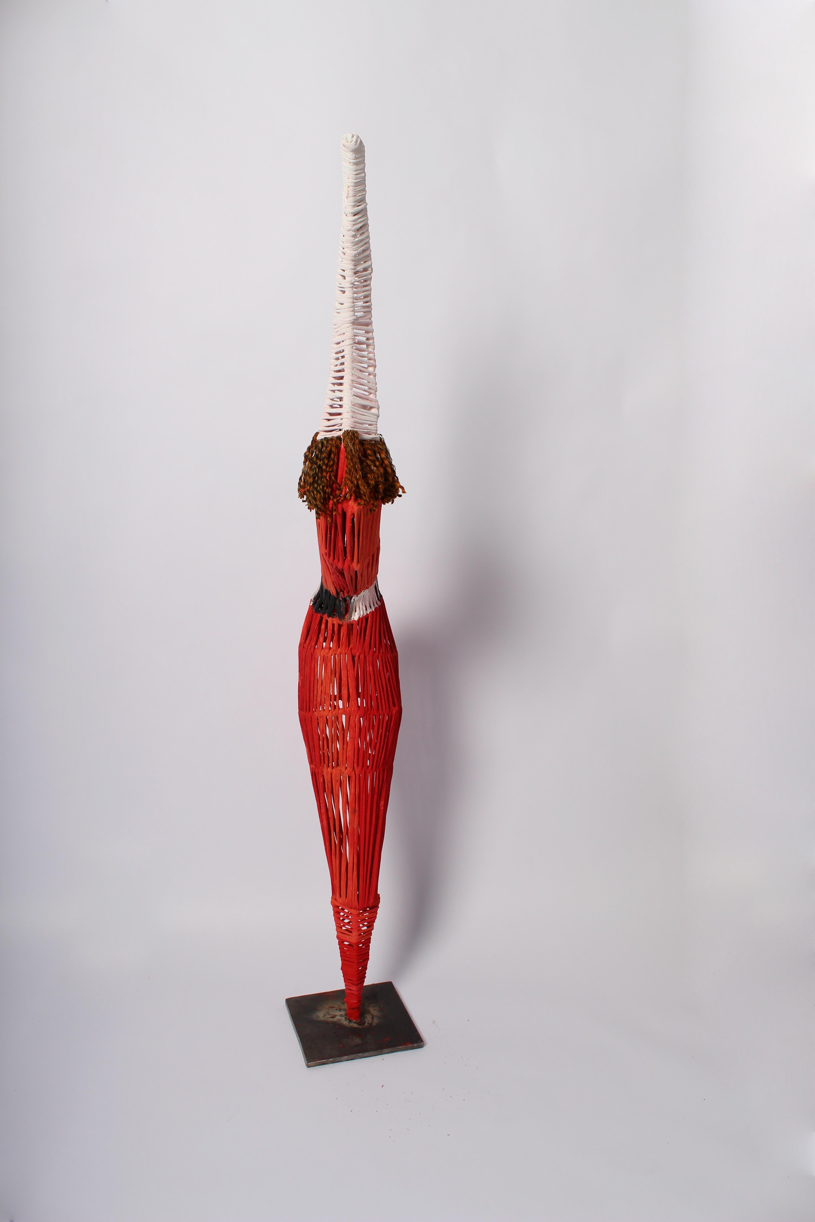 Peace Harmonist 1, Elisia Nghidishange, Mixed media sculpture For Sale 4
