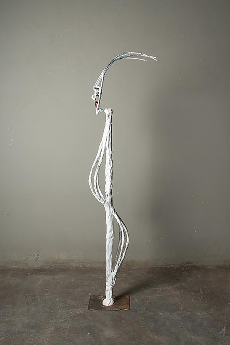 Shuttered 3, Elisia Nghidishange, plaster, wire, mixed media 8