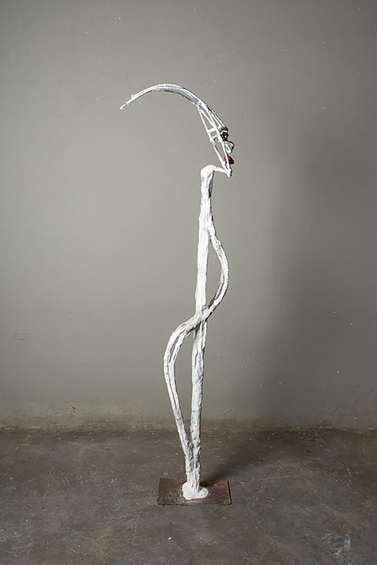 Shuttered 4, Elisia Nghidishange, plaster, wire, fabric 6