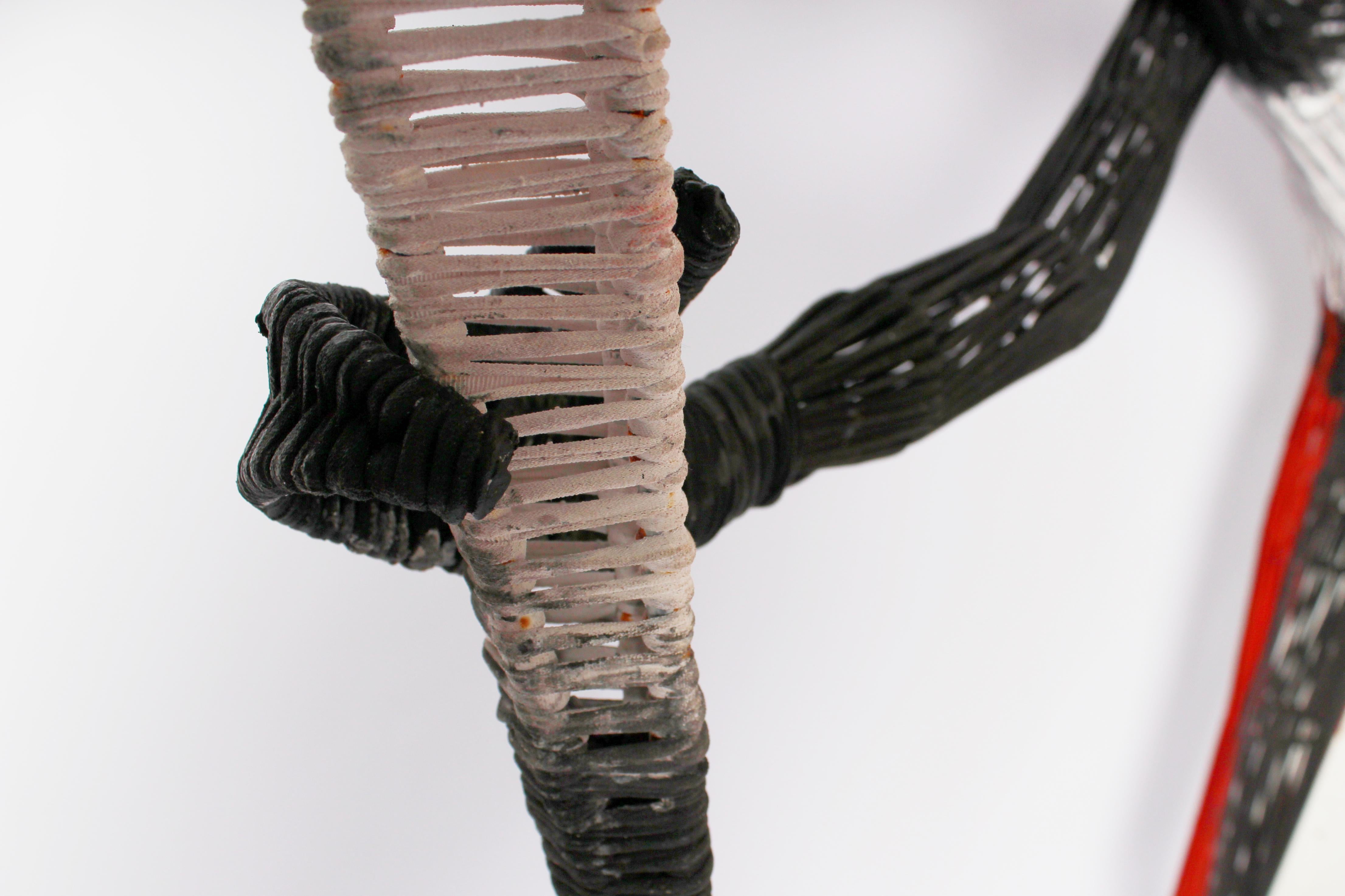 The Walking Stick, Elisia Nghidishange, Mixed media sculpture For Sale 4