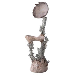 Elissa Lacoste Contemporary Table Lamp model Amanite, aluminum, resin, silicone