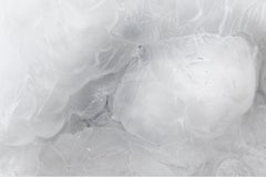 Elissa Lacoste, Sgabello contemporaneo grigio chiaro/bianco, Silicio, Francia 2020