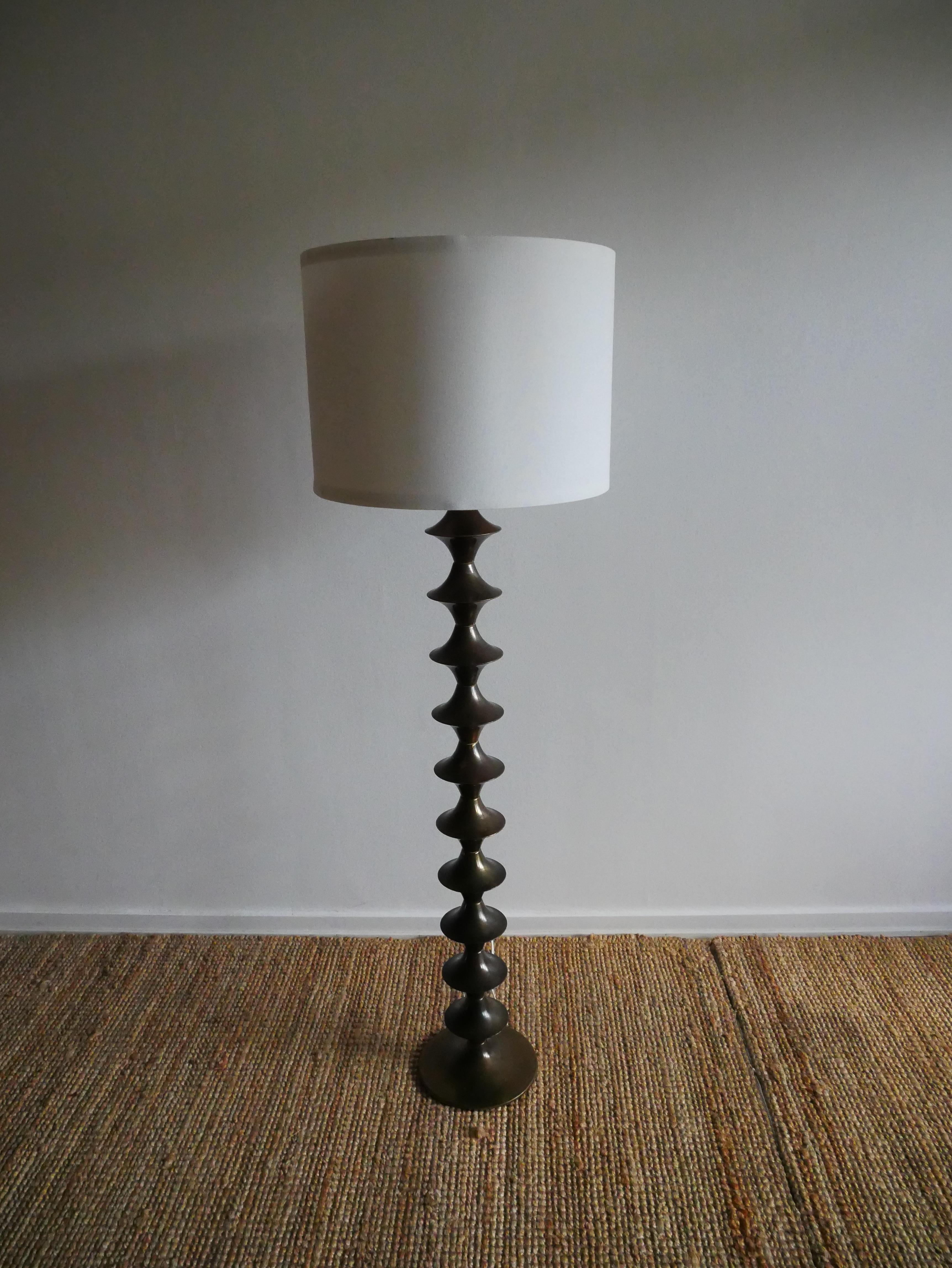 Elit AB Floor Lamp, made in Sweden 1960's. In Fair Condition For Sale In Farsta, SE