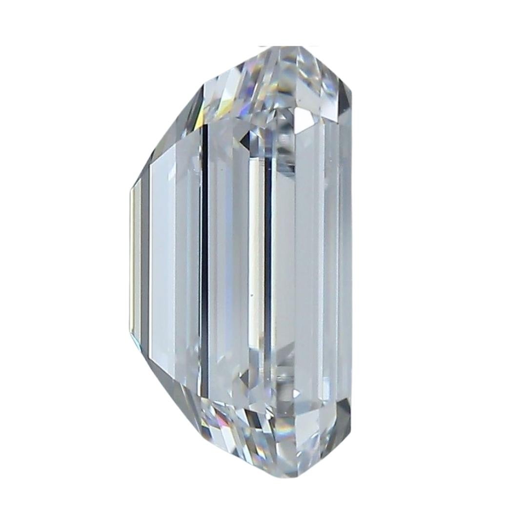 Taille émeraude Diamant naturel de 6,05 carats de taille idéale, certifié GIA  en vente