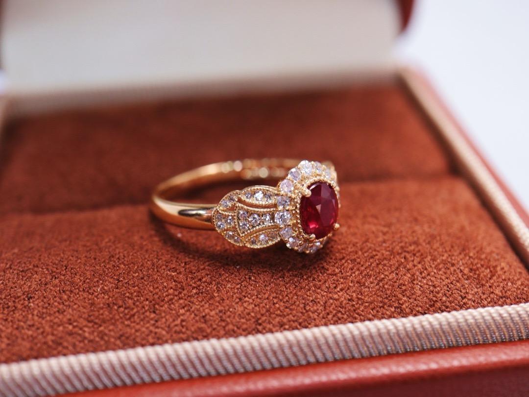 Moderne Bague en or jaune 18K avec diamant Elite To Be Be en vente