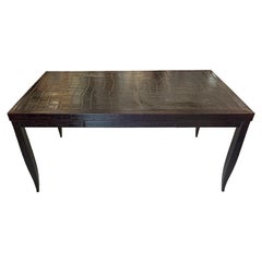 Elitis Embossed Alligator Leather Desk.