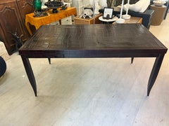 Elitis Embossed Alligator Leather Desk.