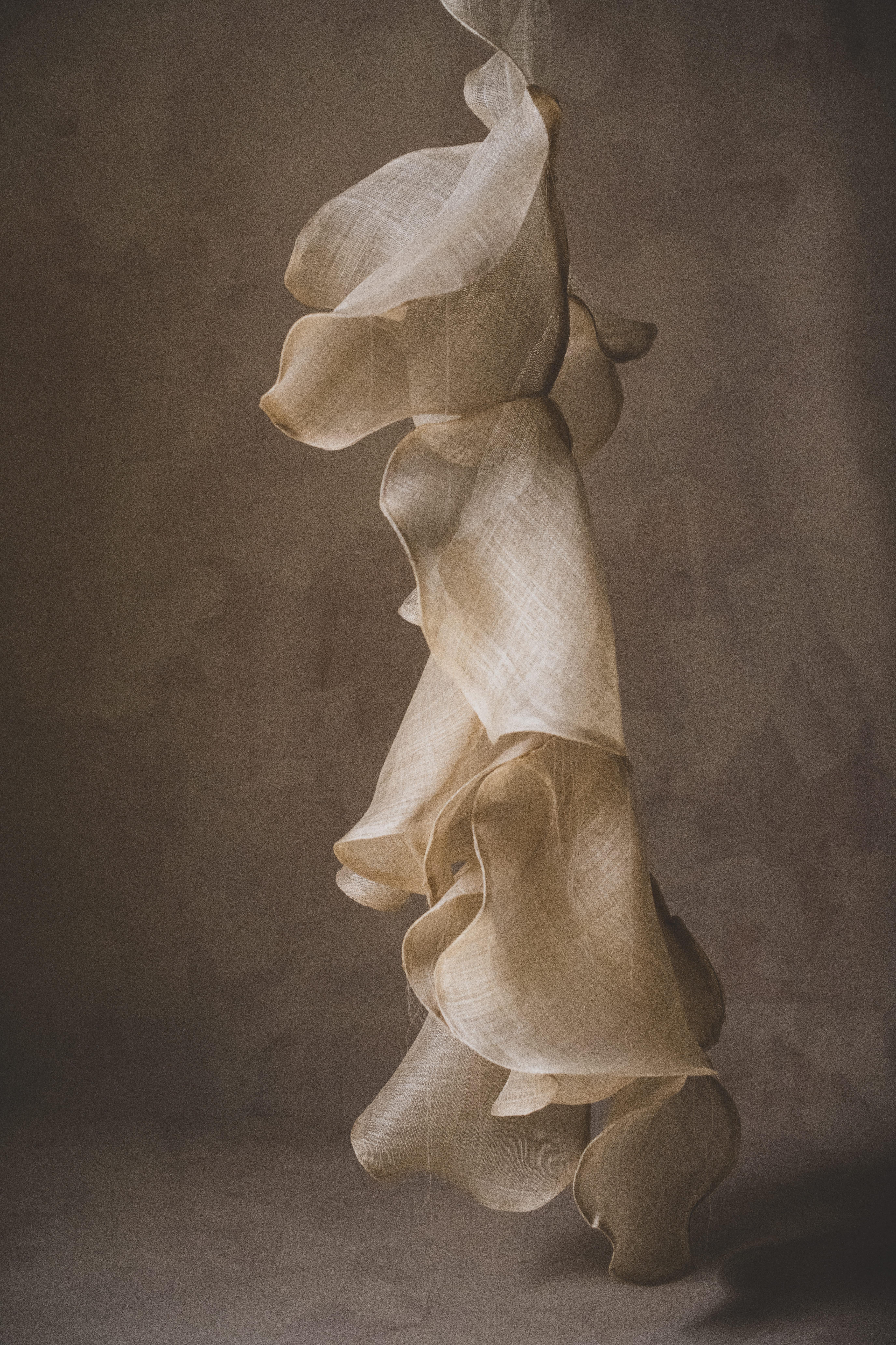Mediterrània IV — Suspended Textile Sculpture in Natural Raffia by Eliurpi 2025 im Angebot 5