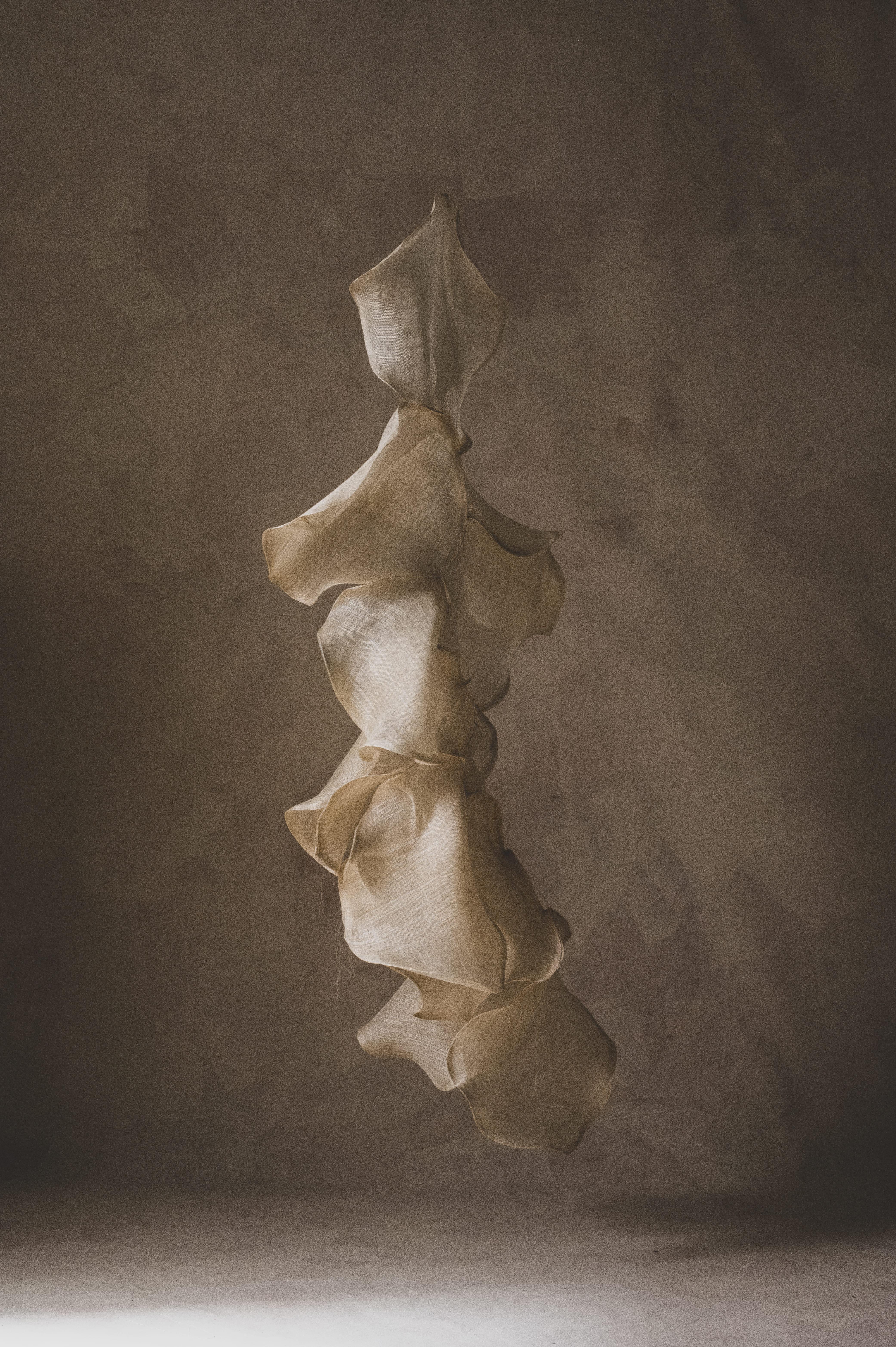 Mediterrània IV — Suspended Textile Sculpture in Natural Raffia by Eliurpi 2025