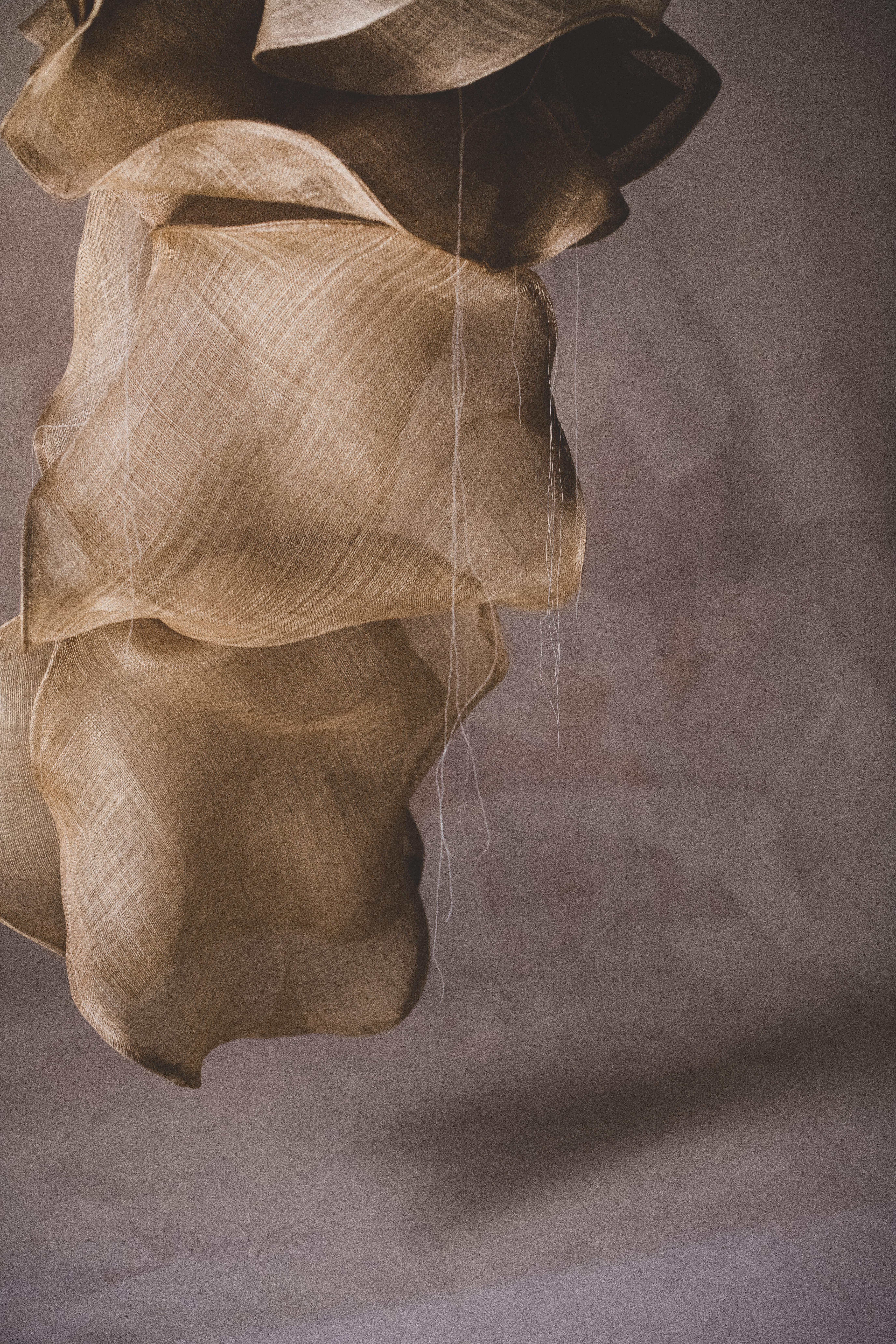 Padina V — Suspended Textile Sculpture in Natural Raffia by Eliurpi 2025 im Angebot 2