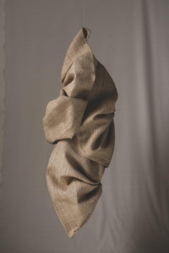 SCULPTURE TEXTILE MADAGASCAR RAFFIA BY SPANISH ARTIST ELIURPI 2024 NEW