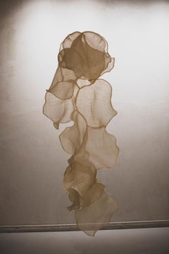 SculPTURE Abstract TEXTILE RAFFIA BY SPANISH ARTIST ELIURPI Flora See