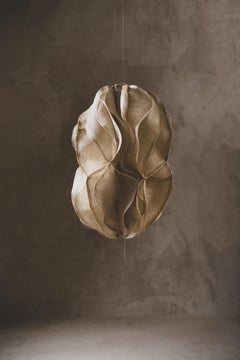 Suspended Organic Metamorfosis Natural Raffia Textile Sculpture by Eliurpi 2026