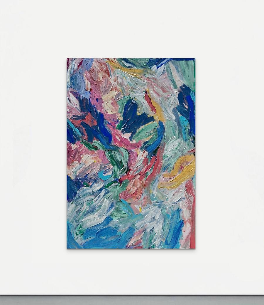 Specchio del cielo - Painting Espressionismo astratto di Eliz Gündüz