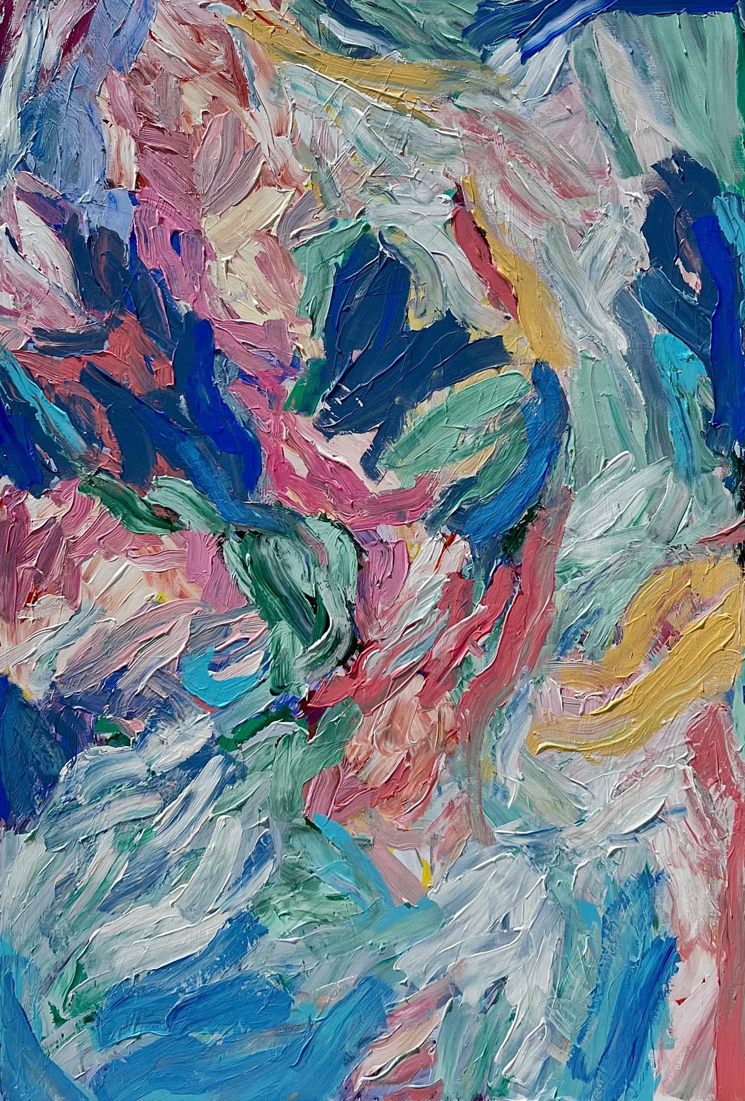 Abstract Painting di Eliz Gündüz - Specchio del cielo