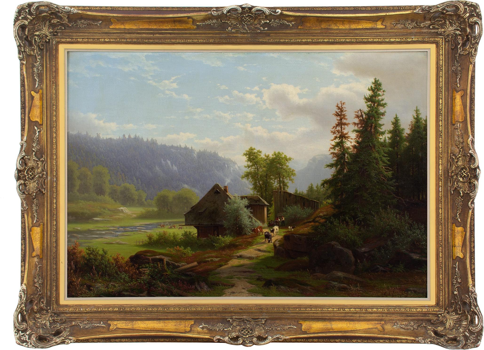 This breathtaking landscape painting by Dutch artist Eliza Agnetus Emilius Nijhoff (1826-1903) depicts an extensive view in the Black Forest. It’s exquisitely rendered and created by an artist with a deep connection to the natural world.

In the