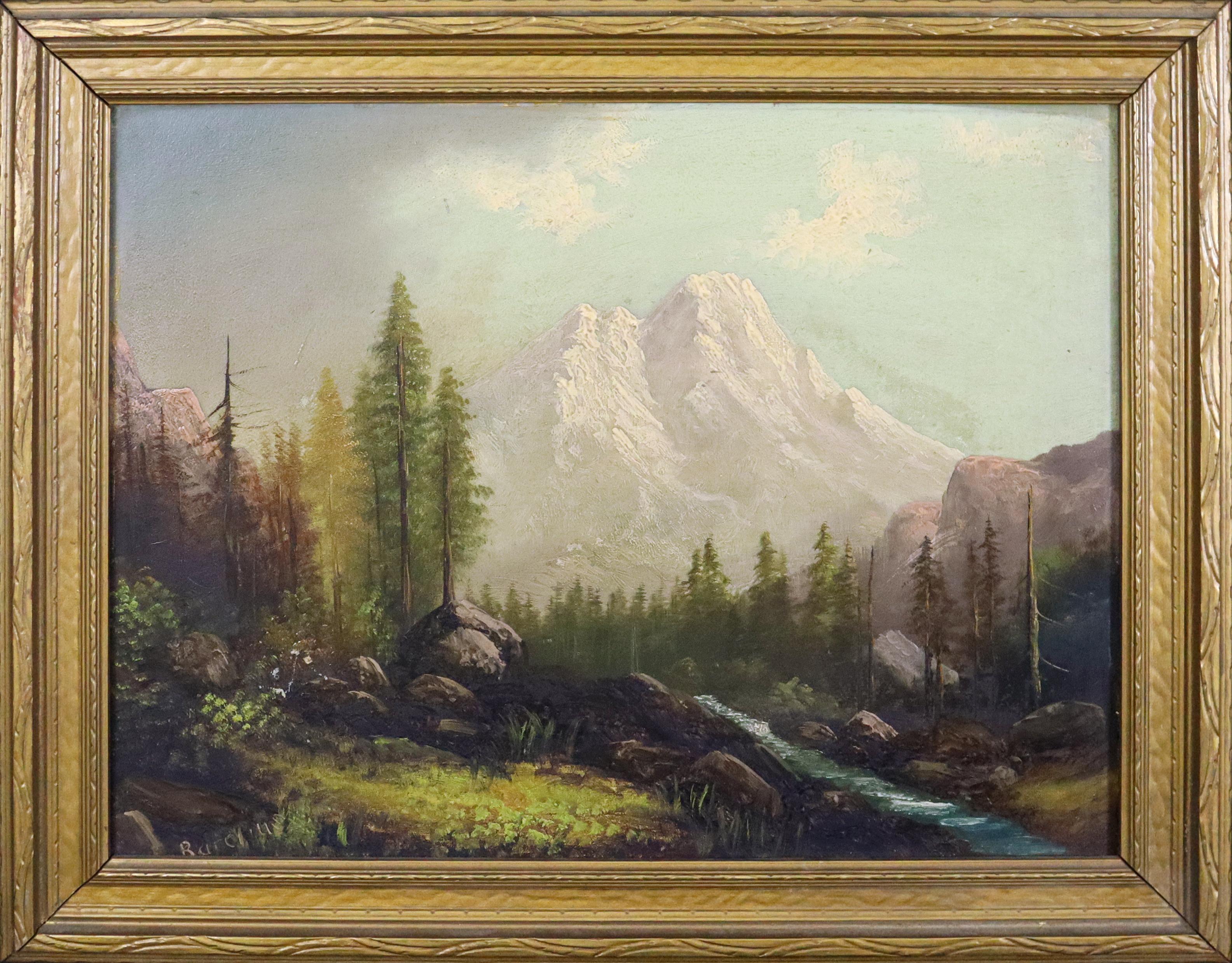 Monte Shasta, California - Painting de Eliza Barchus