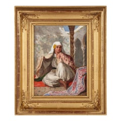Orientalisches Porträtgemälde von Bridell-Fox, 1865