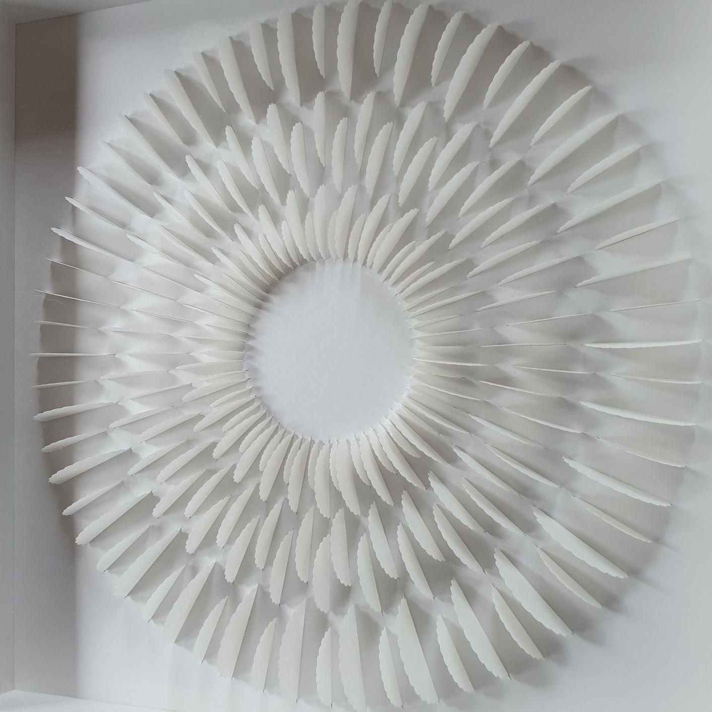Circle Rozetta Air - contemporary modern abstract geometric paper relief 1