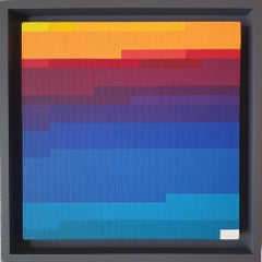Index du Secret - peinture géométrique abstraite moderne et contemporaine sur toile