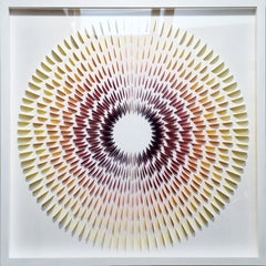 Rozetta ROY  - contemporary modern geometric paper relief painting