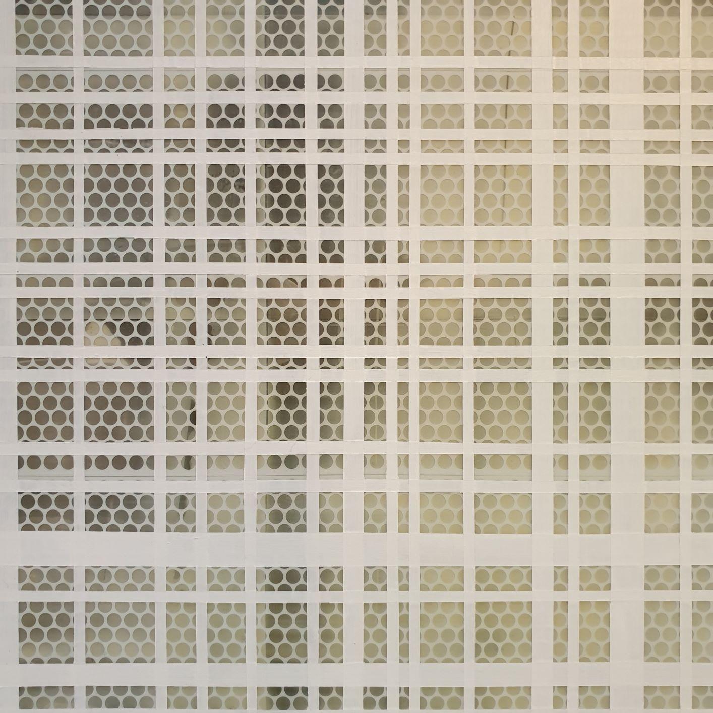 Sin título Ocultación Agnes Martin - pintura abstracta moderna contemporánea sobre lienzo en venta 1