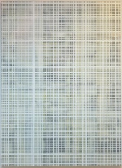 Sans titre Hiding Agnes Martin - peinture abstraite moderne contemporaine sur toile