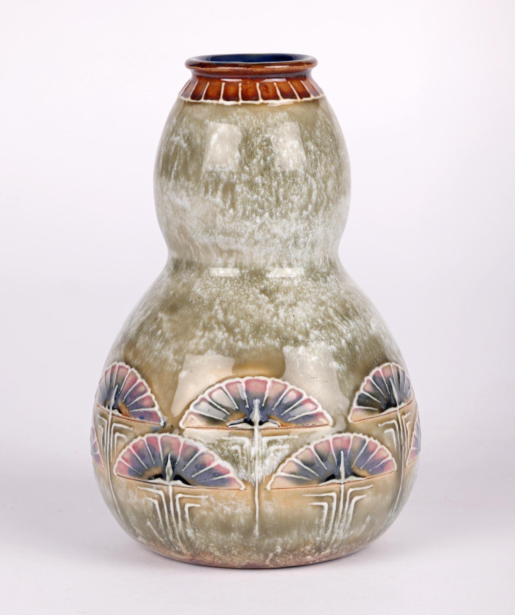 Eliza Simmance Doulton Lambeth Art Nouveau Art Pottery Vase 5