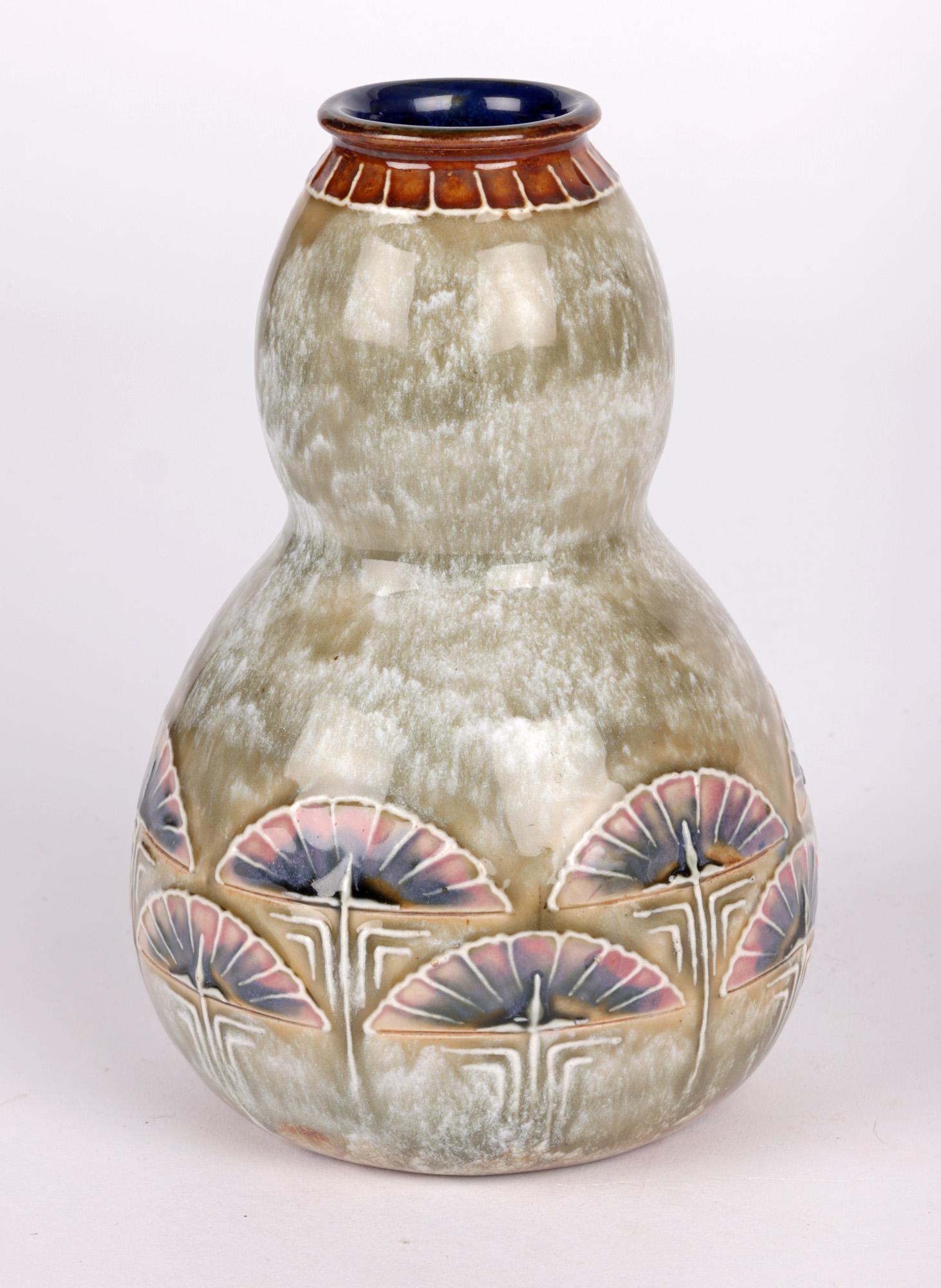 Eliza Simmance Doulton Lambeth Art Nouveau Art Pottery Vase 7