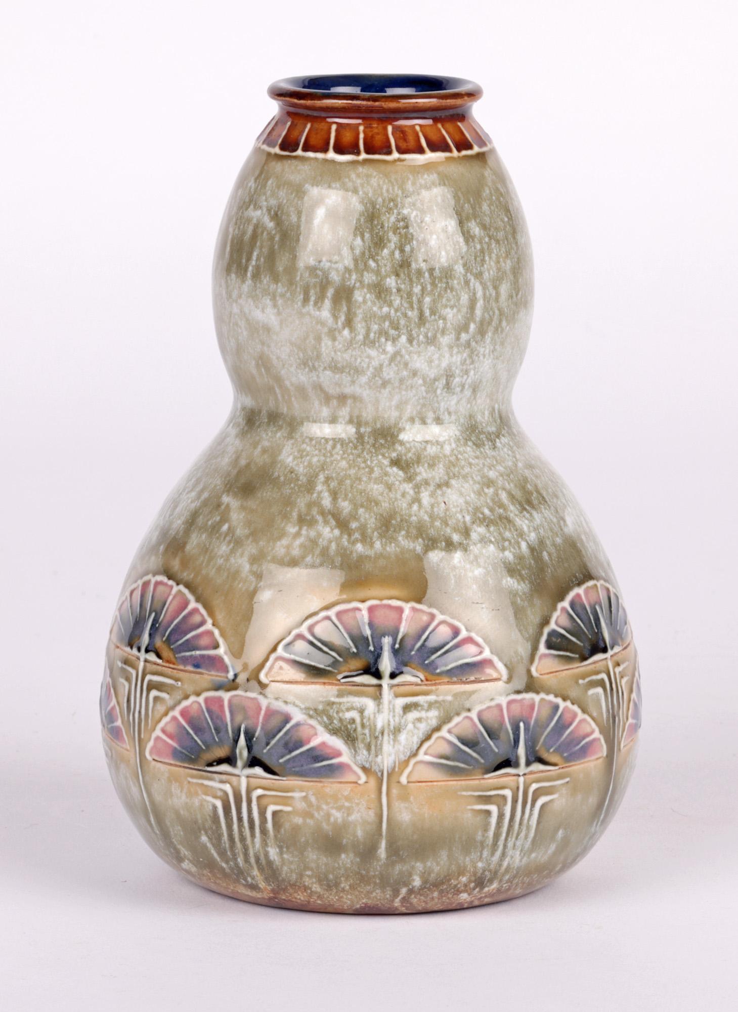 Eliza Simmance Doulton Lambeth Art Nouveau Art Pottery Vase 9