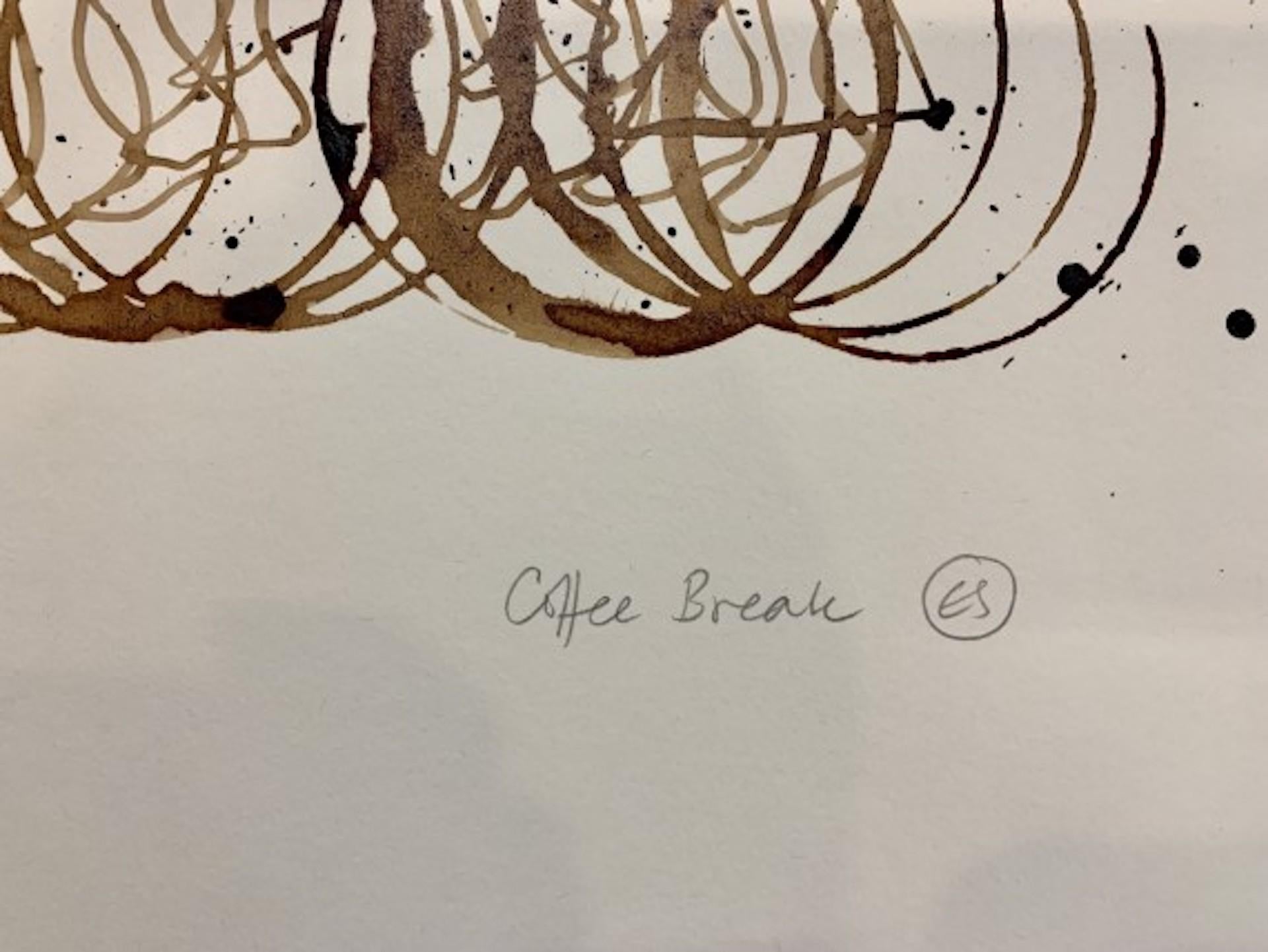Coffee Break Series VI, Eliza Southwood, Original Cycling Coffee Painting 5
