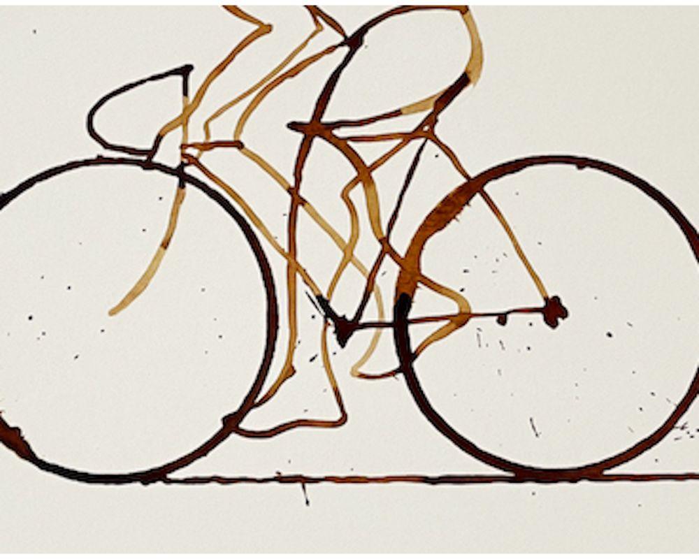 Coffee Espresso #13, Eliza Southwood, Cycling Art, Coffee Art, Minimalist Style For Sale 5